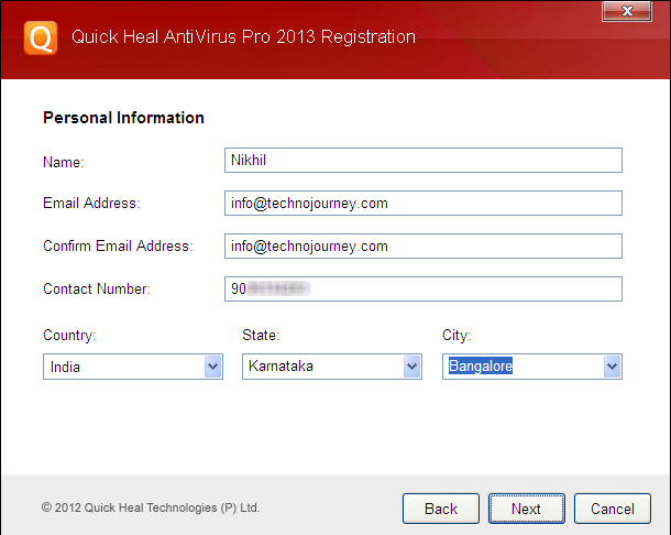 quick heal antivirus product key free download