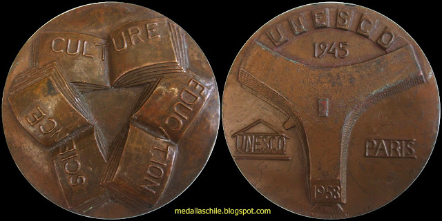Medalla Unesco 1958 Paris