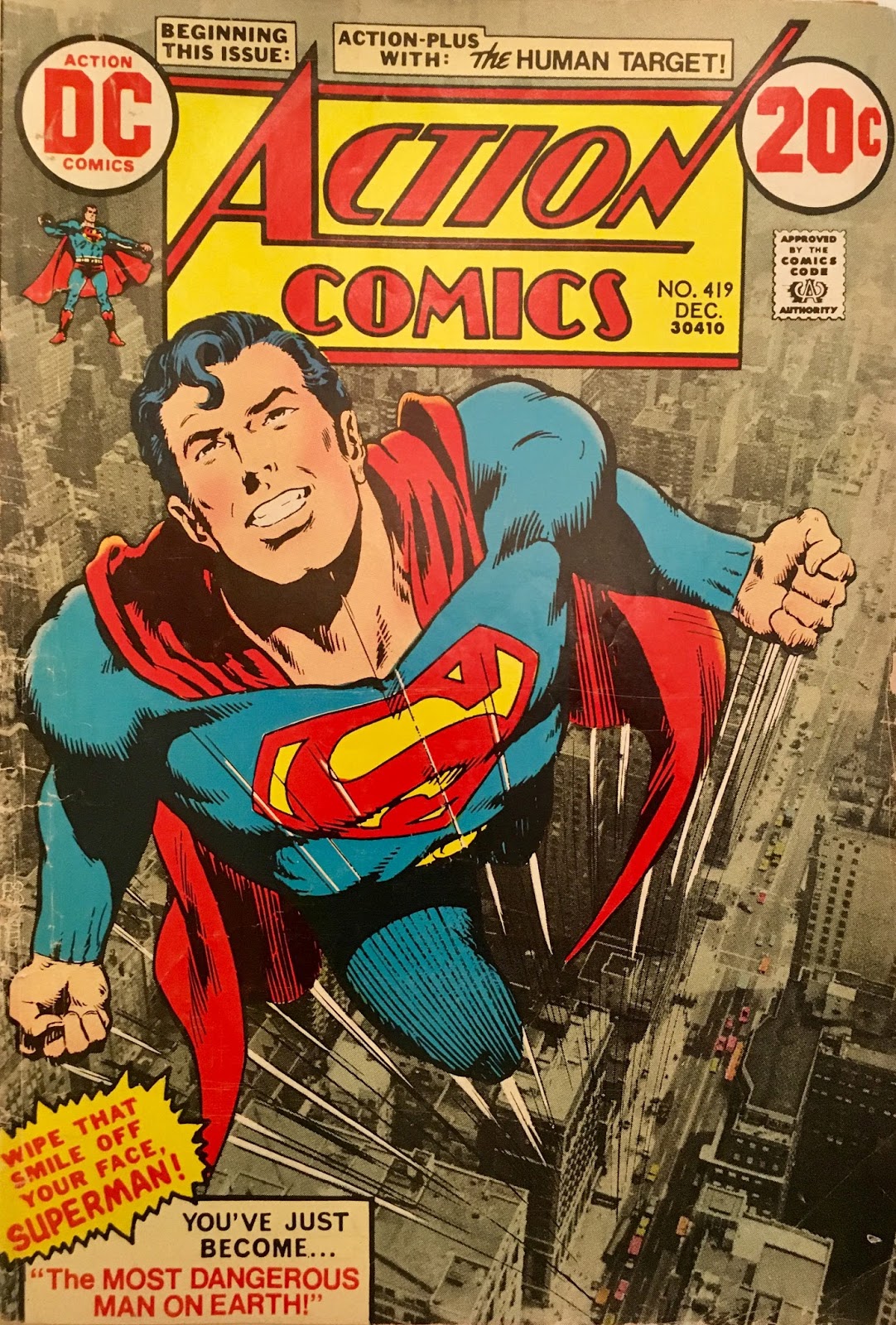 Chris is on Infinite Earths Action Comics 419 (1972)