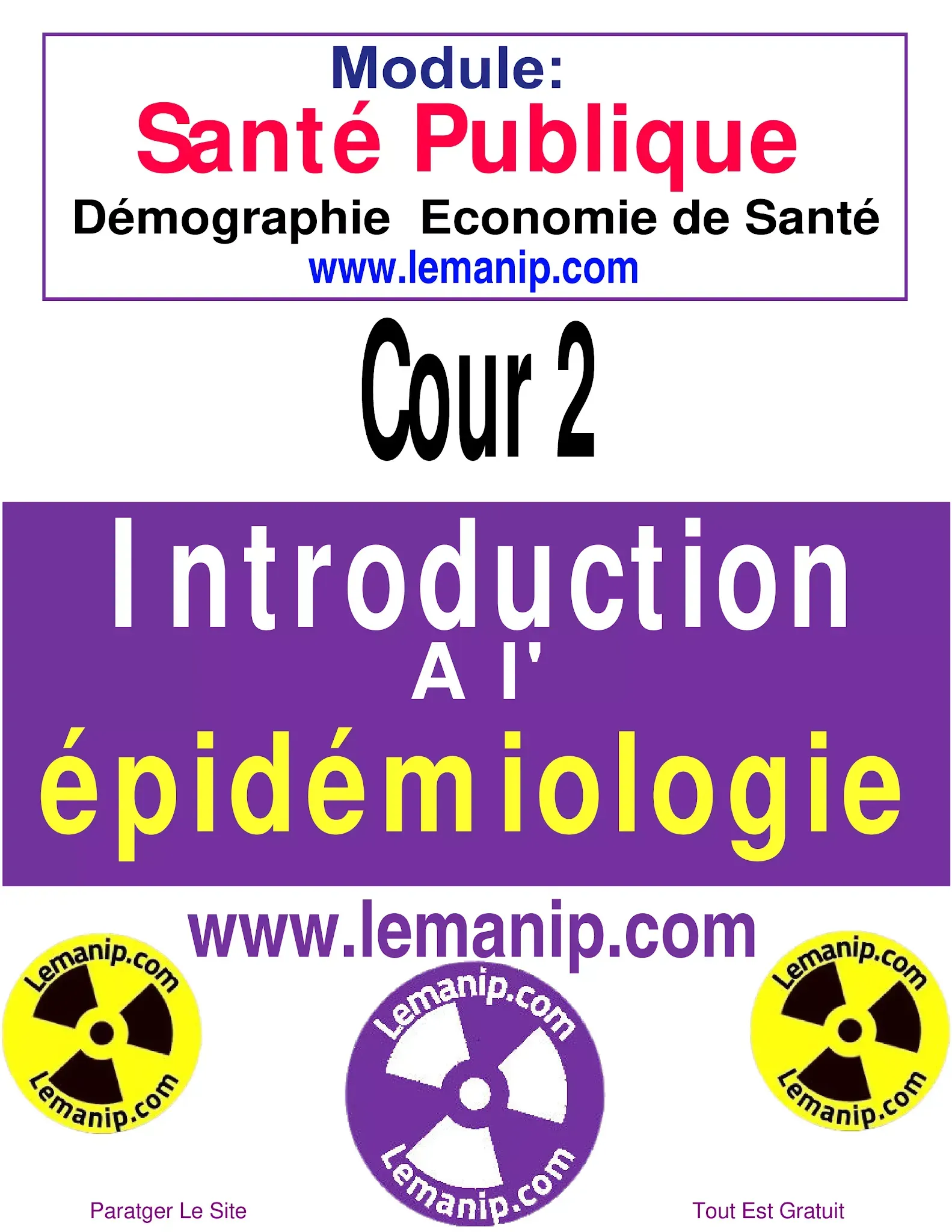 Introduction à l'épidémiologie