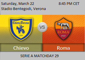 Prediksi Chievo vs AS Roma
