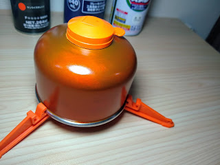 サンライズオレンジカラーのOD缶完成の写真