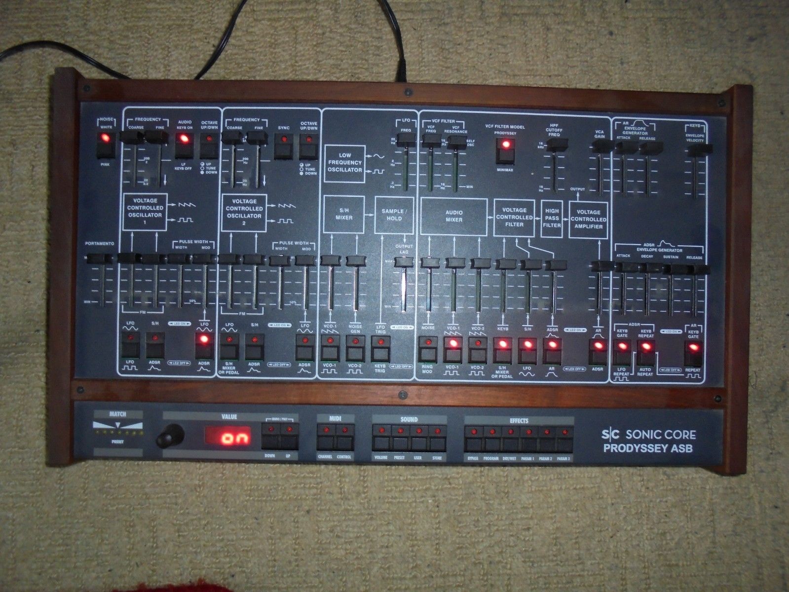 MATRIXSYNTH Sonic Core PrOdyssey Hardware Desktop Synth