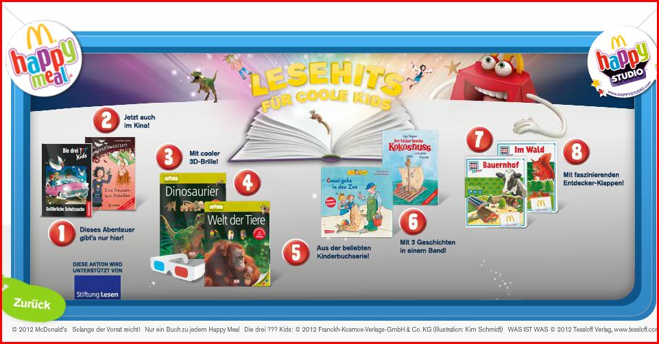 ...naturally me...: Zum Happy Meal ein Buch?