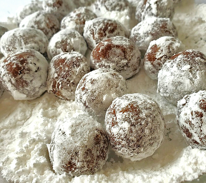 No Bake Rum Balls What's Cookin' Italian Style Cuisine