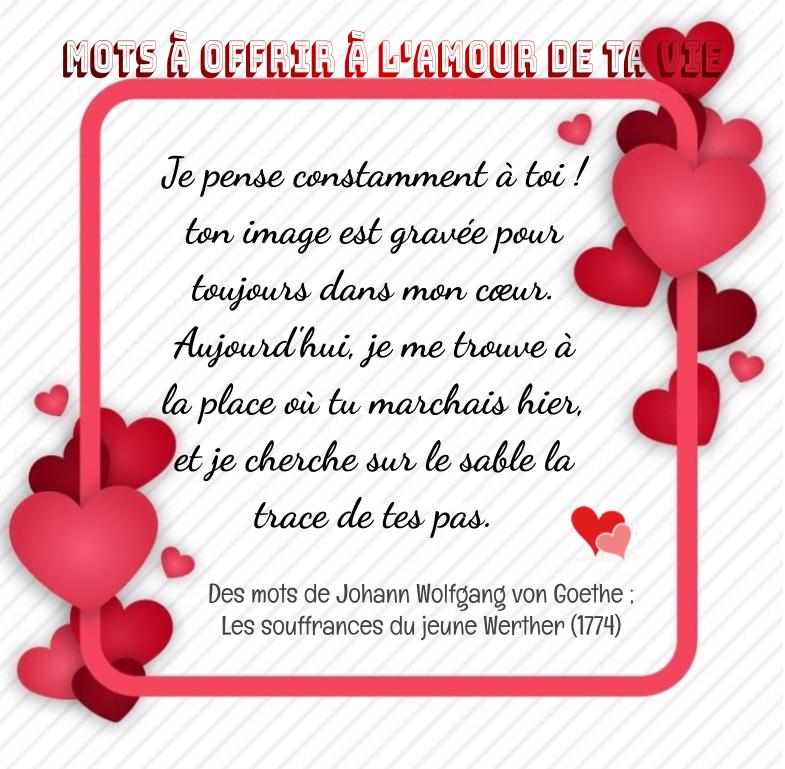 le plus beau mot d'amour