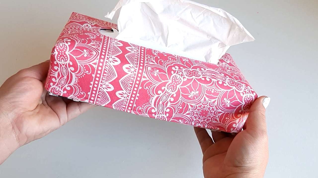Funda reversible para cajas de pañuelos de papel