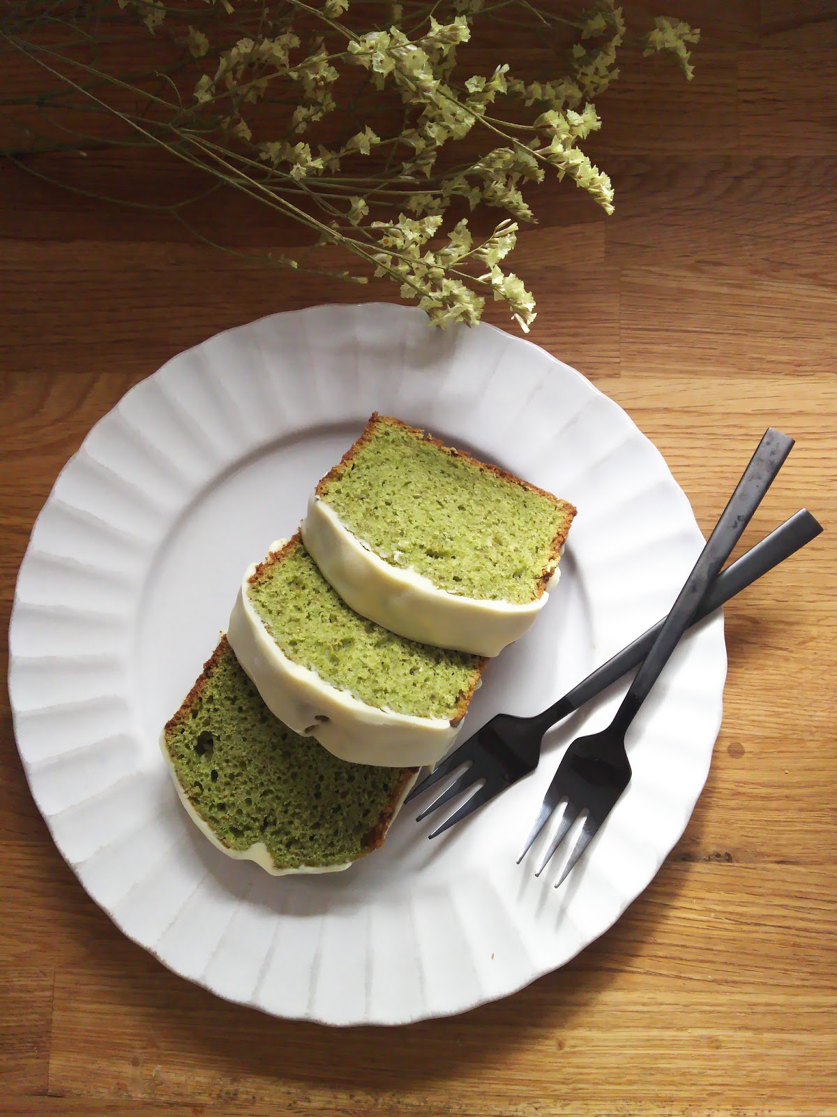 Green Banana 生クリームで作る抹茶のパウンドケーキ