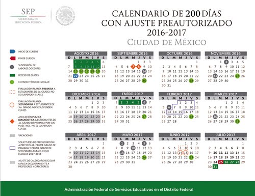 Calendario 2016/2017
