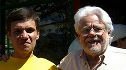 Jhon Jairo Salinas ,con el maestro Carlos Gaviria