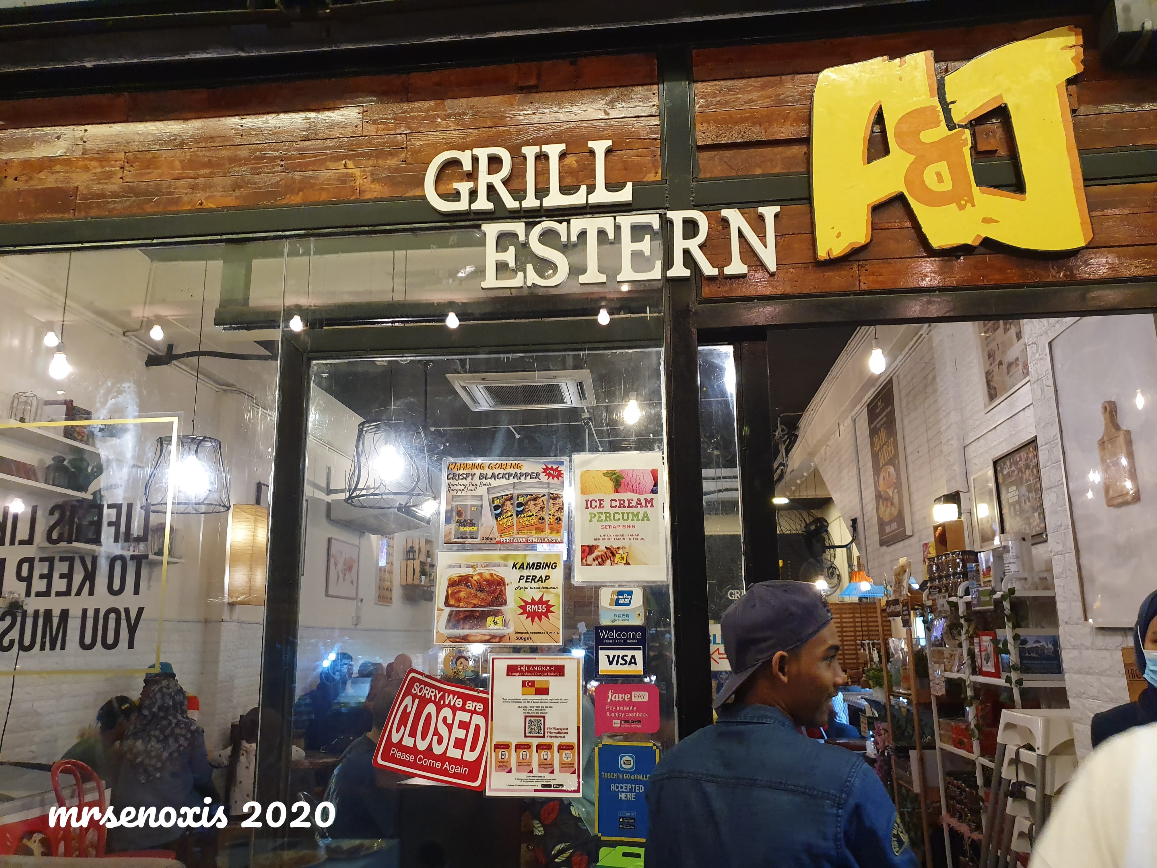 Me as MrsEnoxis Dinner AJ Grill Western Sungai Buloh