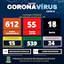 São Sebastião da Amoreira registra 55 casos ativos de coronavírus
