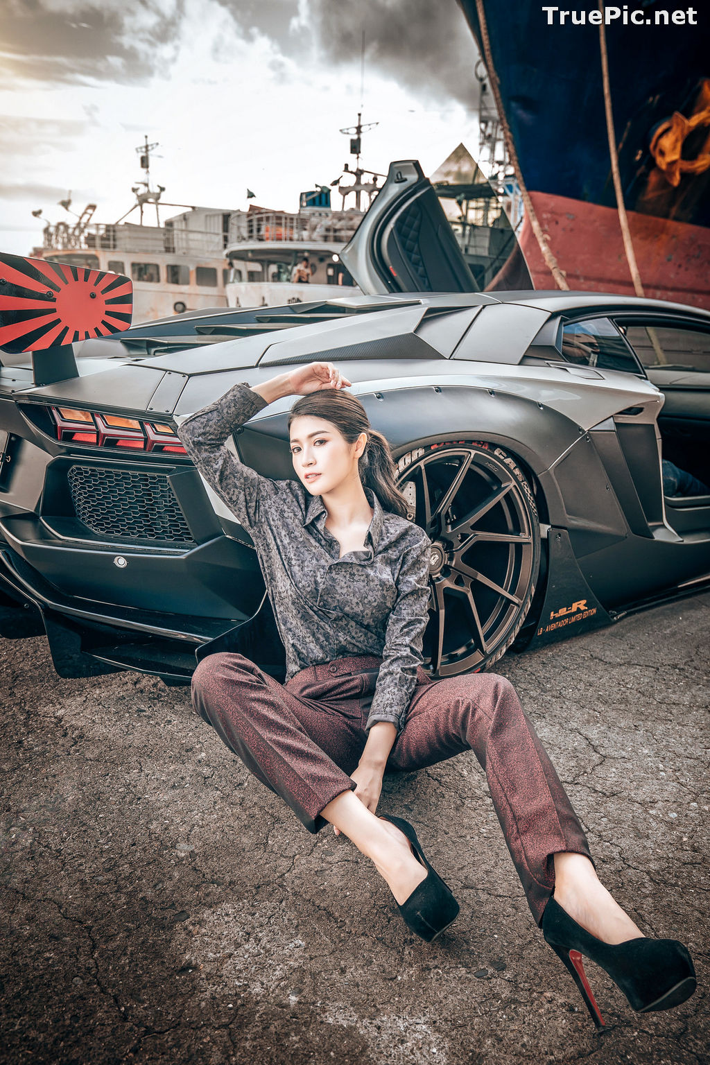 Image Taiwanese Model - 珈伊Femi - Sexy Beautiful Girl and Supercars - TruePic.net - Picture-27