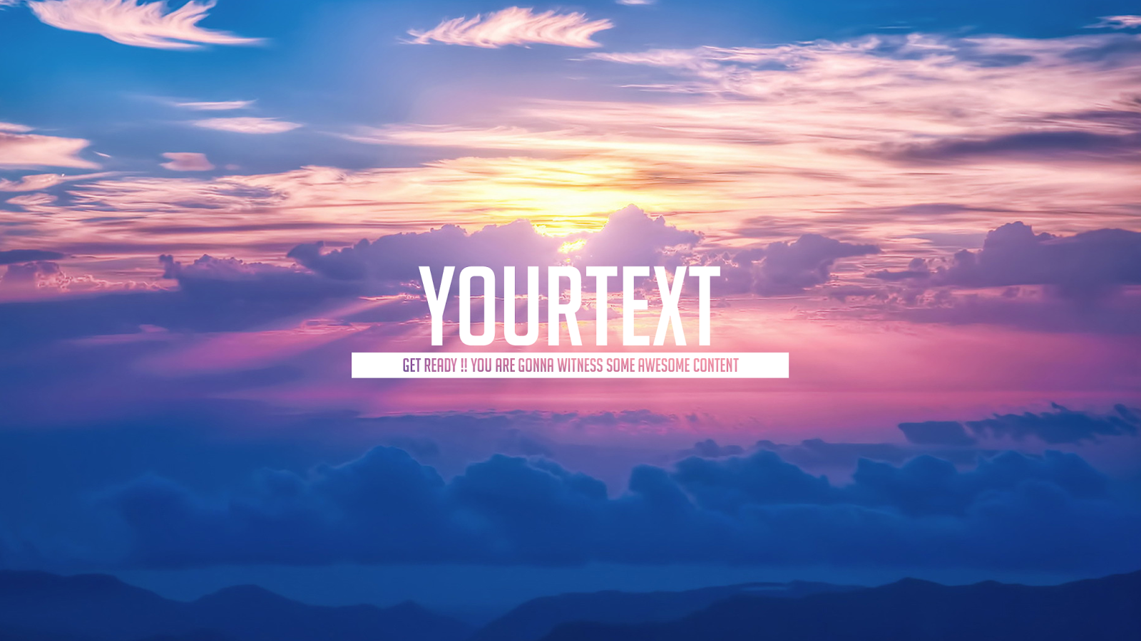Simply premium youtube channel art / website banner / fb cover