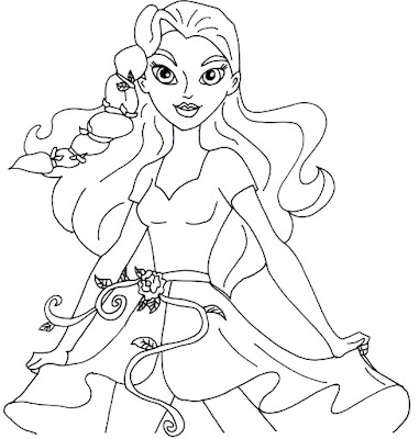 Poison Ivy Coloring Pages 2