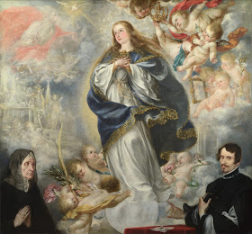 La Inmaculada Concepcion con dos donantes - Juan de Valdés Leal - 1661 - National Gallery Londres