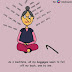 My baggages seem to fall away as I meditate