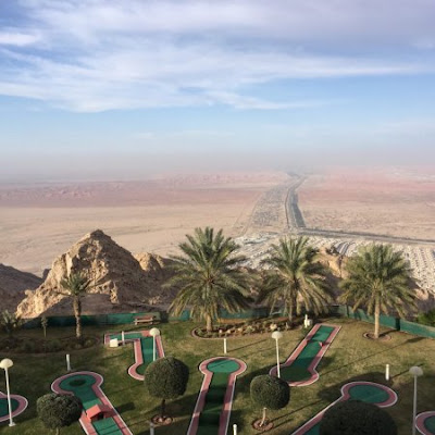 Jabal hafeet mountain of king in the middle est