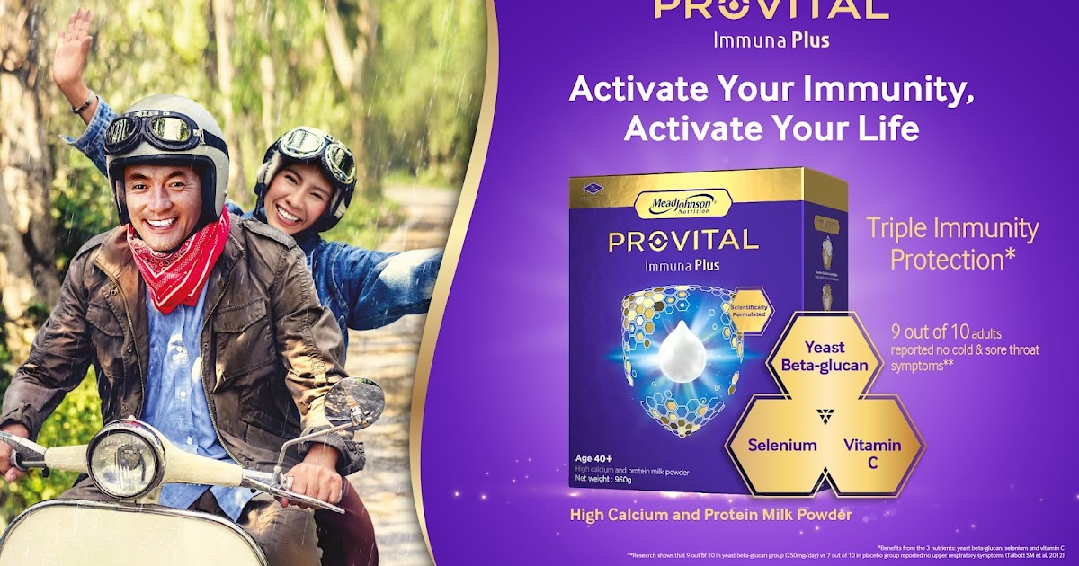 Provital Immuna Plus Dari Mead Johnson Khas Buat Mereka Yang Lebih Berusia