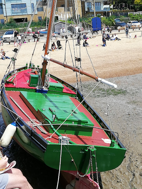 Endeavour on Leigh Beach