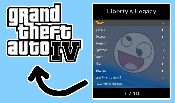 GTA IV Crazy Cheat Menu Trainer Download | Liberty's Legacy | GTA 4 Mods