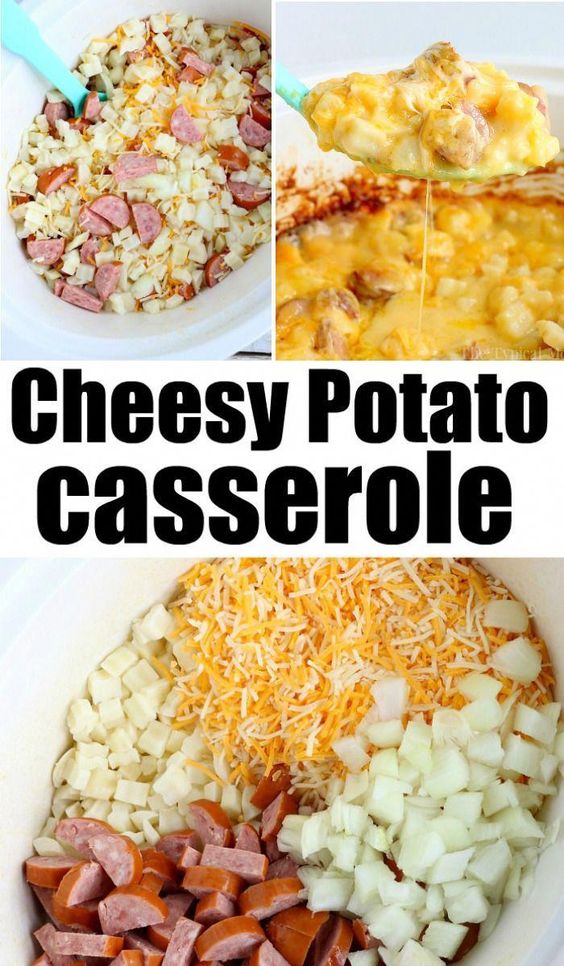 The Most Amazing Slow Cooker Sausage and Potato Casserole Recipe