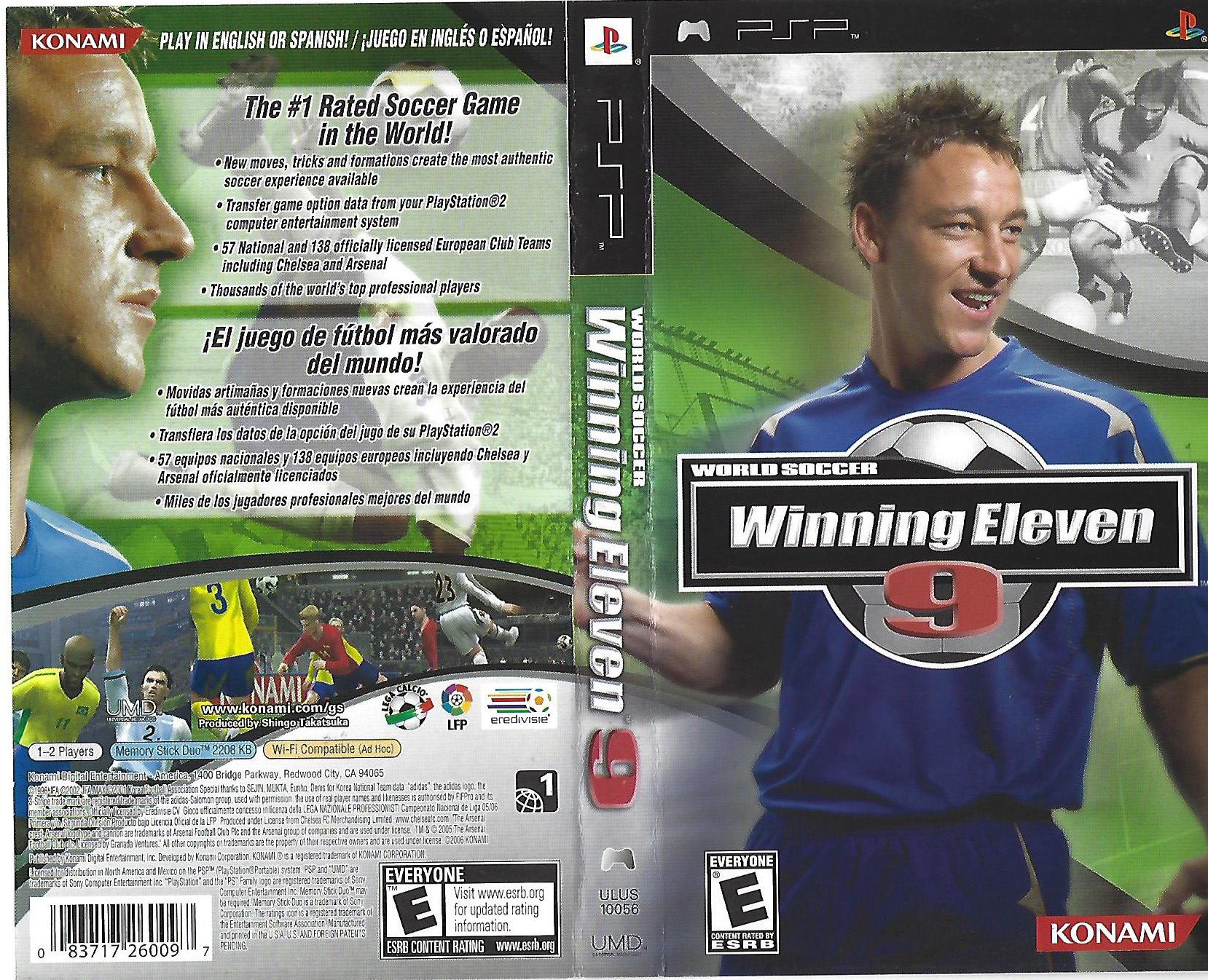 PSP Hardcore No Nonsense Review World Soccer Winning Eleven 9 PSP