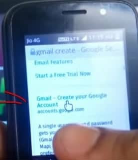 Jio Phone में Google Account कैसे बनायें