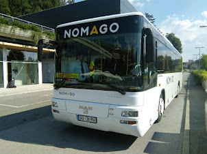 The "Shuttle Bus" between Postojna Caves and Predjama castle.