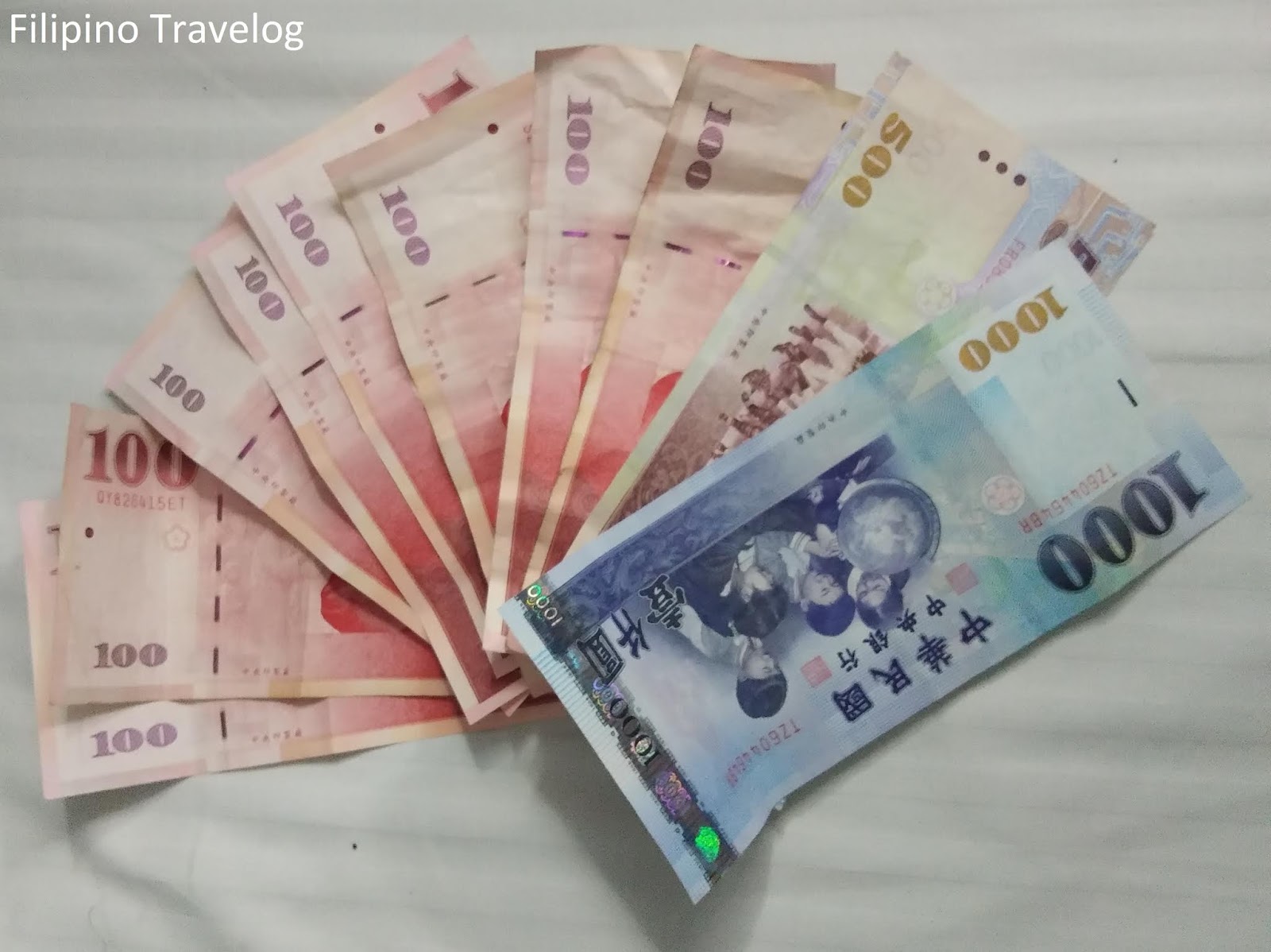 Filipino Travelog MONEY CHANGER IN TAIPEI