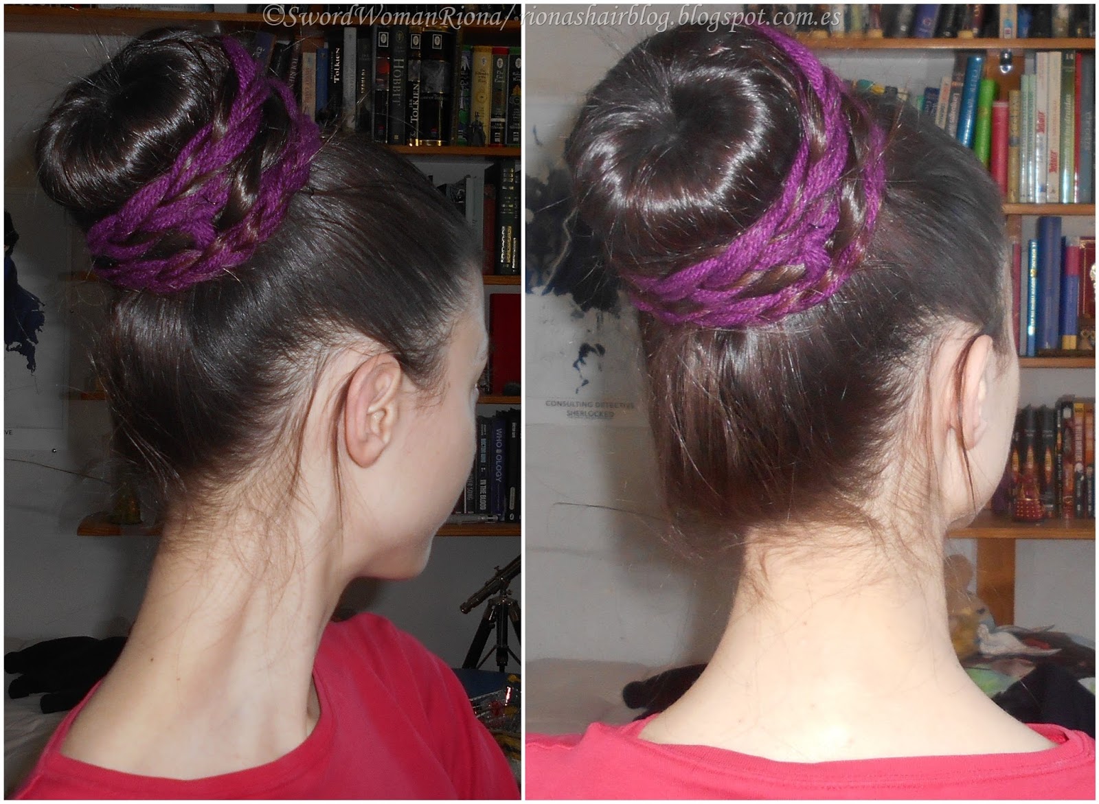 A Swordwoman's Natural Hair blog Hairstyles The donut bun
