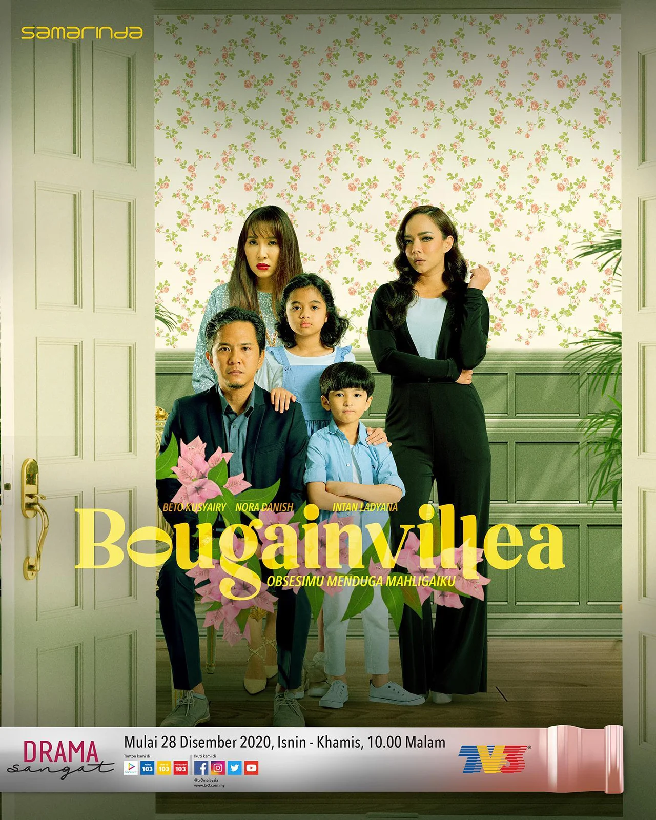 Drama Bougainvillea Episod 1-15(Akhir) Lakonan Beto Kusyairy dan Intan Ladyana