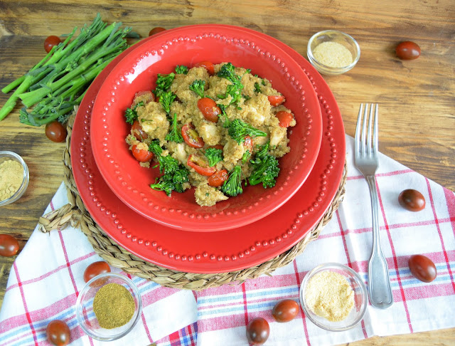 Quinoa Con Pollo Y Verduras 
