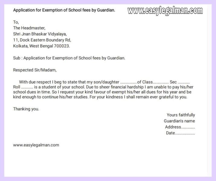How To Write An Application For Exemption Of School Fees By Guardian how-to-write-an-application-for-exemption-of-school-fees-by-guardian