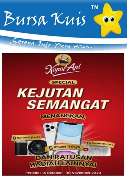 Kuis Kejutan Semangat Kopi Kapal Api Berhadiah Iphone 11 dan Kamera