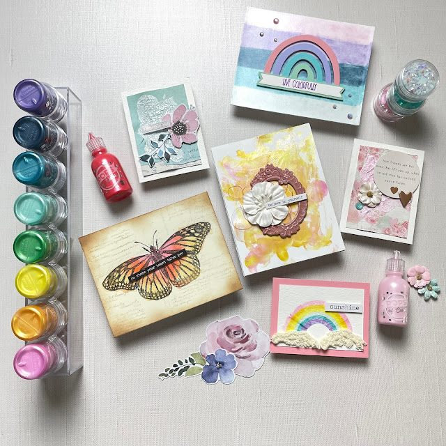 Sent with Love Saturday Pops of Colors 6 Ways Alice Scraps Wonderland