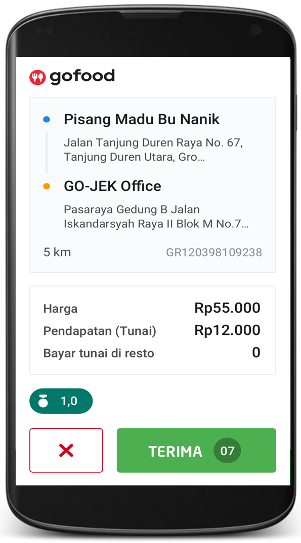 Cara Driver Proses Pesanan GoFood di Super Partner - GO-BIZZ