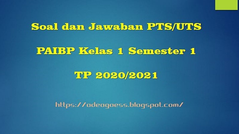 Soal Dan Jawaban Btq Kls 7 Smt Gasal Mts