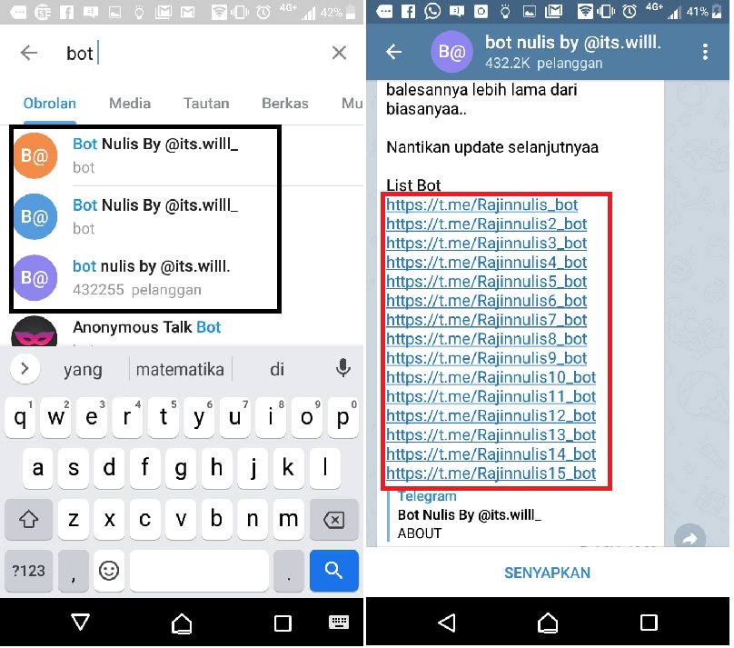 Cara Membuat Tulisan Tangan Dengan Bot Di Telegram Manyasah Ilmu