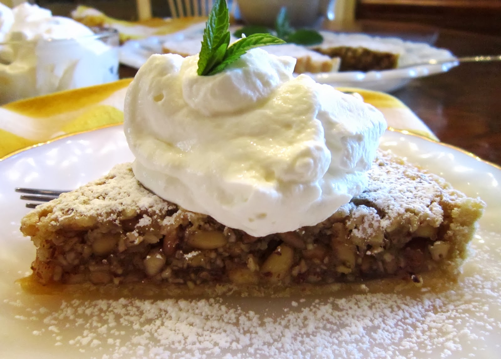 The Italian Next Door Fig and Pine Nut Tart