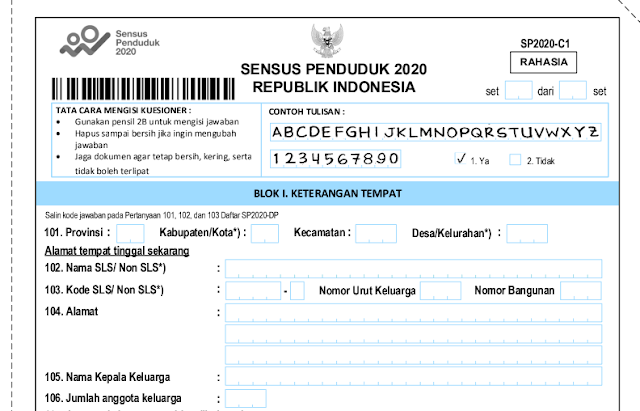 Cara Mendaftar Sensus Penduduk Secara Online Tahun 2020
