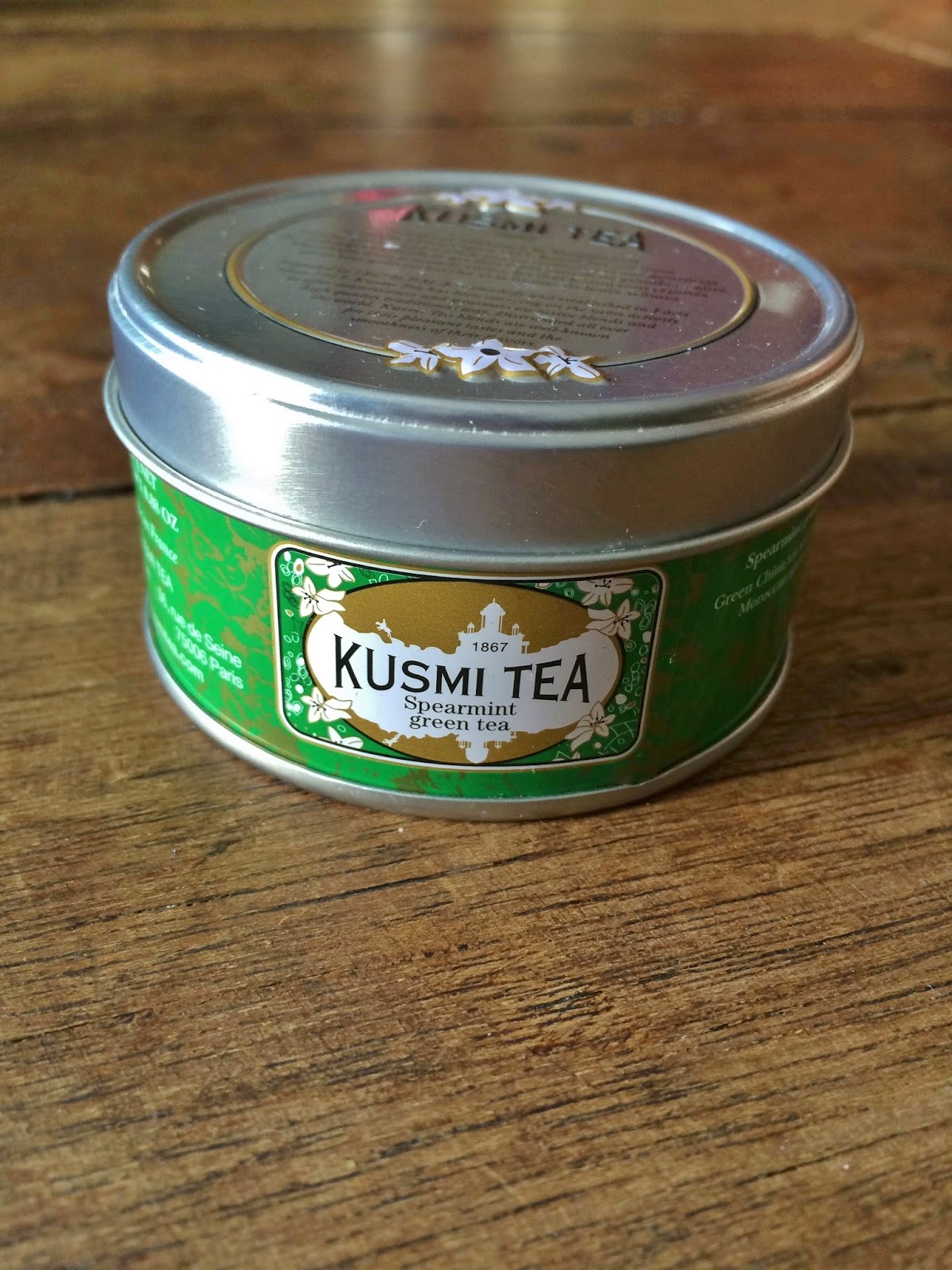 Tea Tuesday Kusmi Spearmint Green Tea Daily dose of what I love