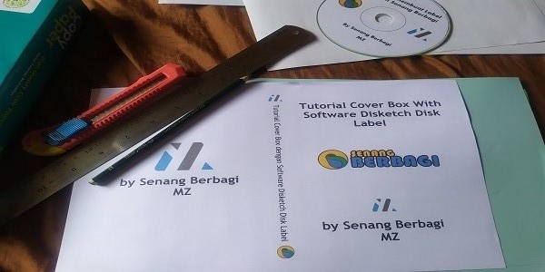 Cara Mudah Membuat Cover Box CD dengan Software Disketch Disk Label