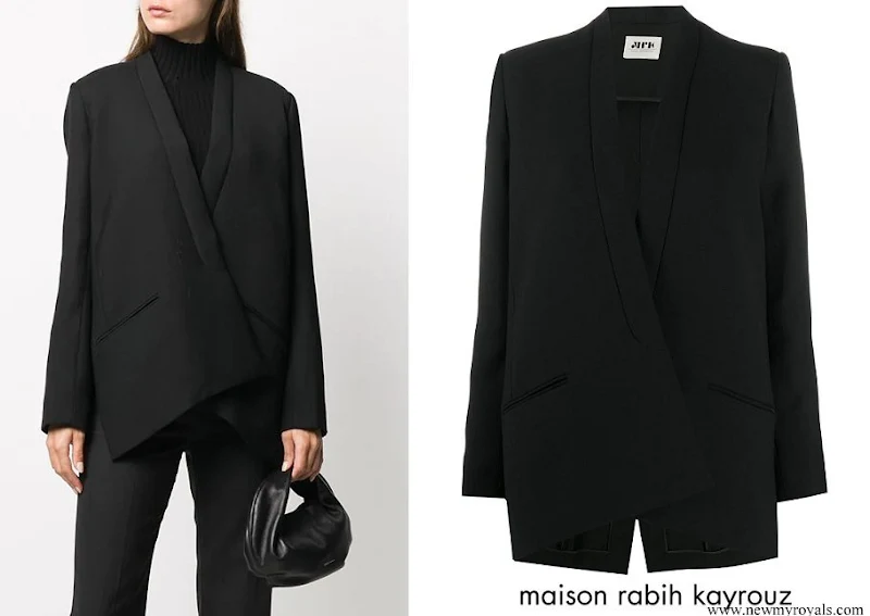 Duchess Maria Teresa wore Maison Rabih Kayrouz crossover blazer jacket