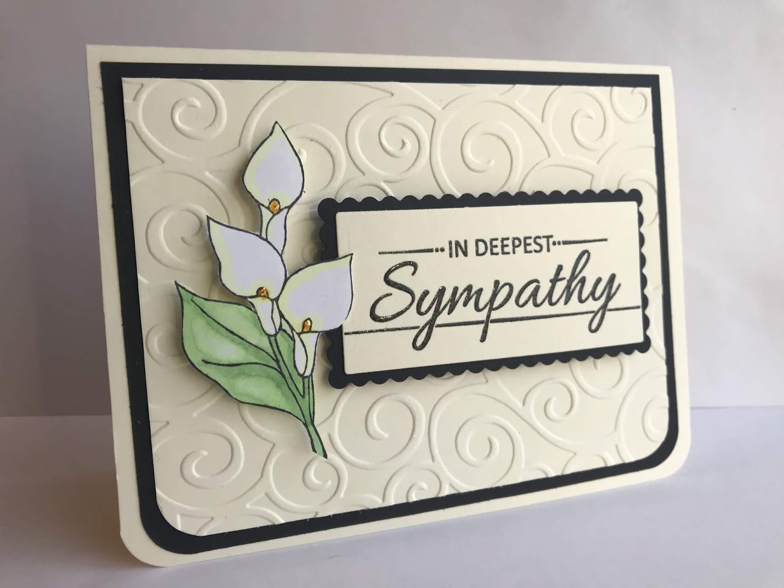 DRS Designs Rubber Stamps Sympathy Cards