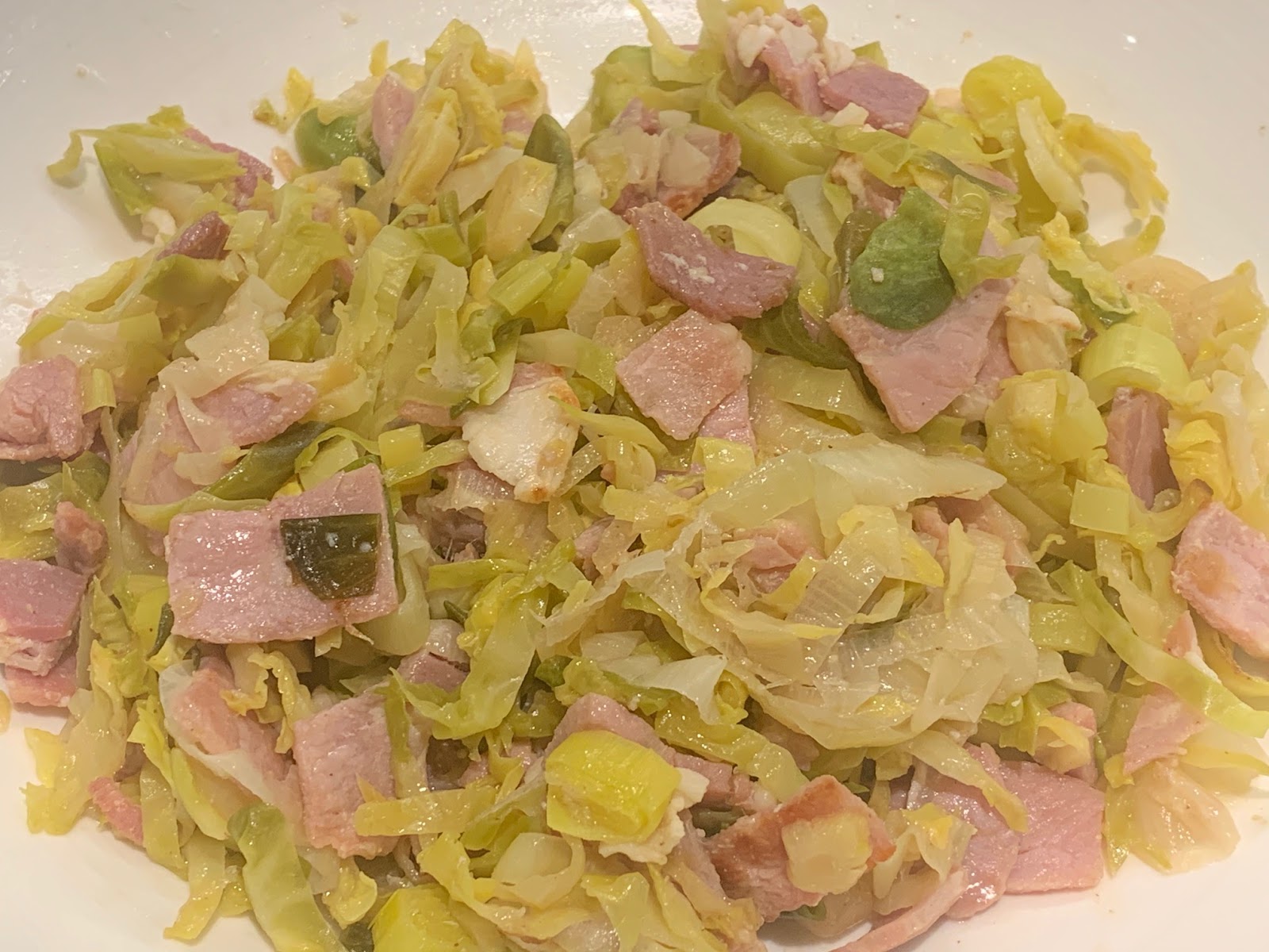 Brussel Sprout and Bacon Hash