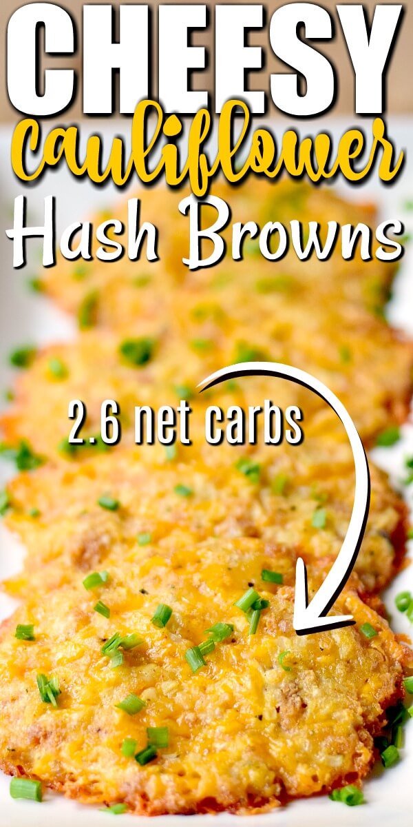 LowCarb Cheesy Cauliflower Hash Browns Bobbi's Kozy Kitchen