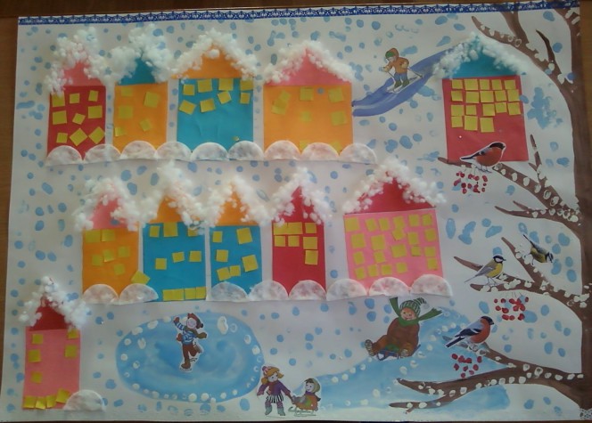аппликация на тему зимние развлечения. поделка зимние забавы. рисование зимние забавы 1 младшая группа. изодеятельность в младшей группе зима. рисование зимние забавы старшая группа.