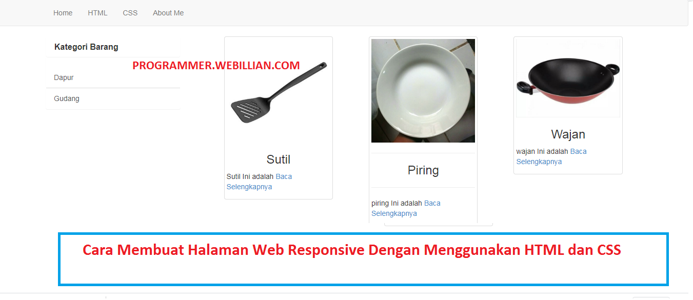 Cara Membuat Halaman Web Responsive Dengan Menggunakan Html Dan Css Webillian Com