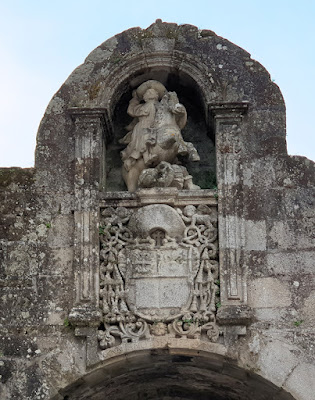 puerta, Santiago, muralla, Lugo